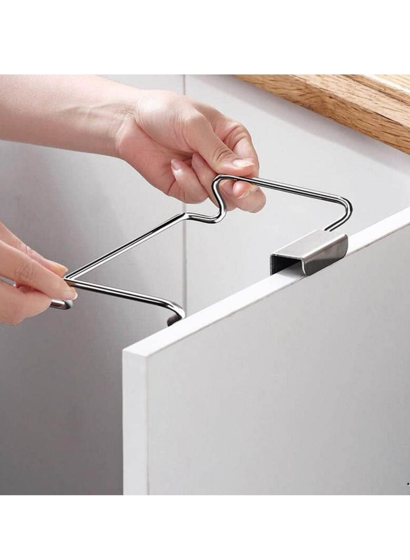 Oasisgalore 2 Pack Plastic Bag Holder Trash Bag Holder for Kitchen, Pantry, Bathroom and More  - Image 4