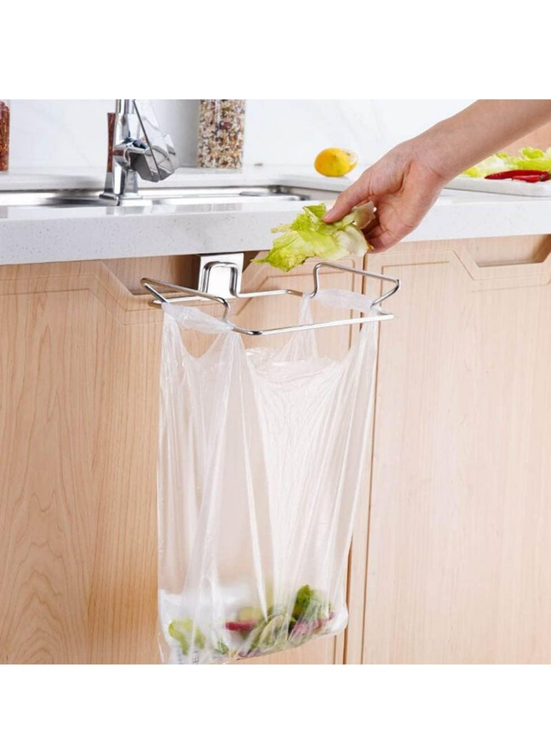 Oasisgalore 2 Pack Plastic Bag Holder Trash Bag Holder for Kitchen, Pantry, Bathroom and More  - Image 5