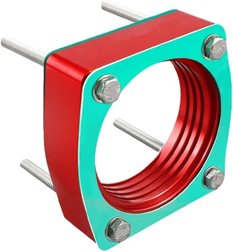 Red Throttle Body Spacer Kit for Nissan Altima Maxima 350Z Engine CNC Modified - Image 1