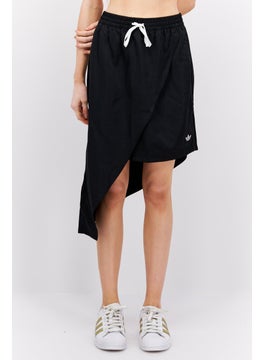 adidas Originals Women Sportswear Fit Drawstring Training Mini Skirts, Black  - Image 1