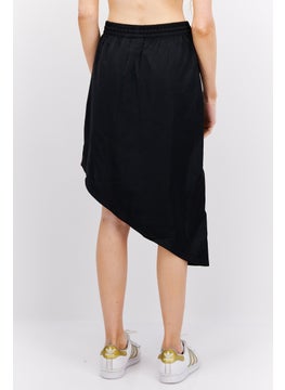 adidas Originals Women Sportswear Fit Drawstring Training Mini Skirts, Black  - Image 3