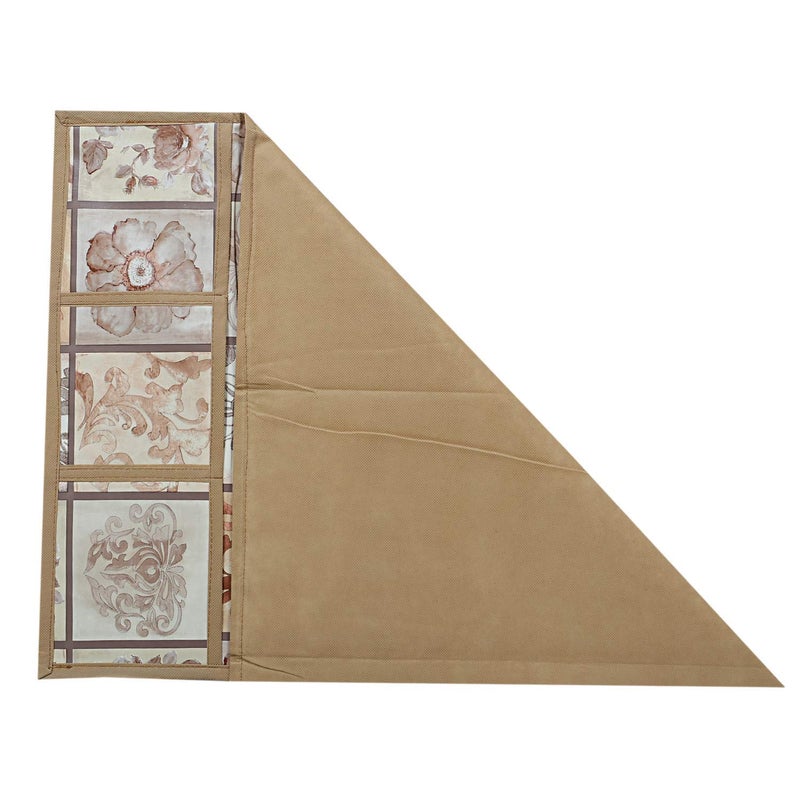 Kuber Industries Kuber Industries Checkered PVC Fridge Top Cover Cream  - Image 4