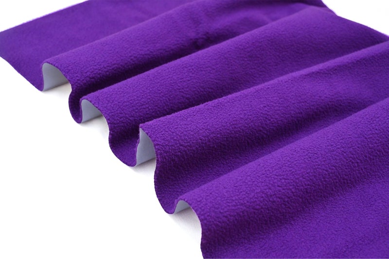 Waterproof Quick Dry Sheet for Baby| Bed Pad Anti-Piling Fleece Extra Absorbent Washable Matress Protector| Baby Bed Protector Sheet for Toddler Children. (Purple, Medium)  - Image 2