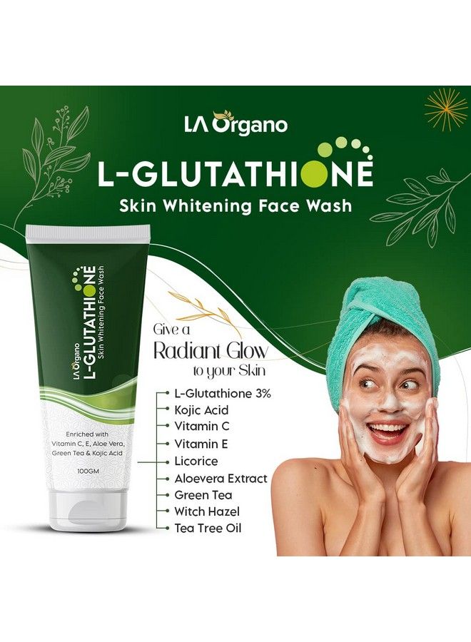 LA Organo Glutathione Face Wash 100G (Pack Of 1) - Image 4