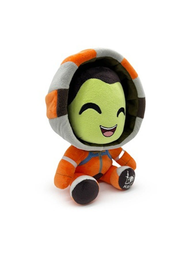 عام دمية لينة أنثى من لعبة Kerbal Space Program، تُعيد تصوير الشخصية بدقة وجمال، ويمكن استخدامها كقطعة ديكور رائعة في الغرفة. - Image 2