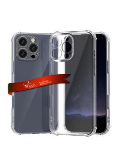 Wtech Apple iPhone 16 Pro Max 2024 TPU Bumper Corners with Hard PC Case Cover - Clear  - Image 1