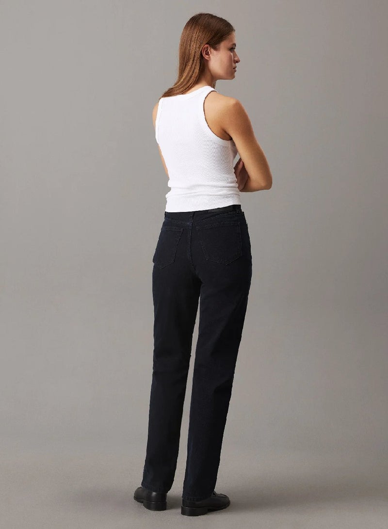 Calvin Klein Jeans High Rise Straight Jeans - Image 2