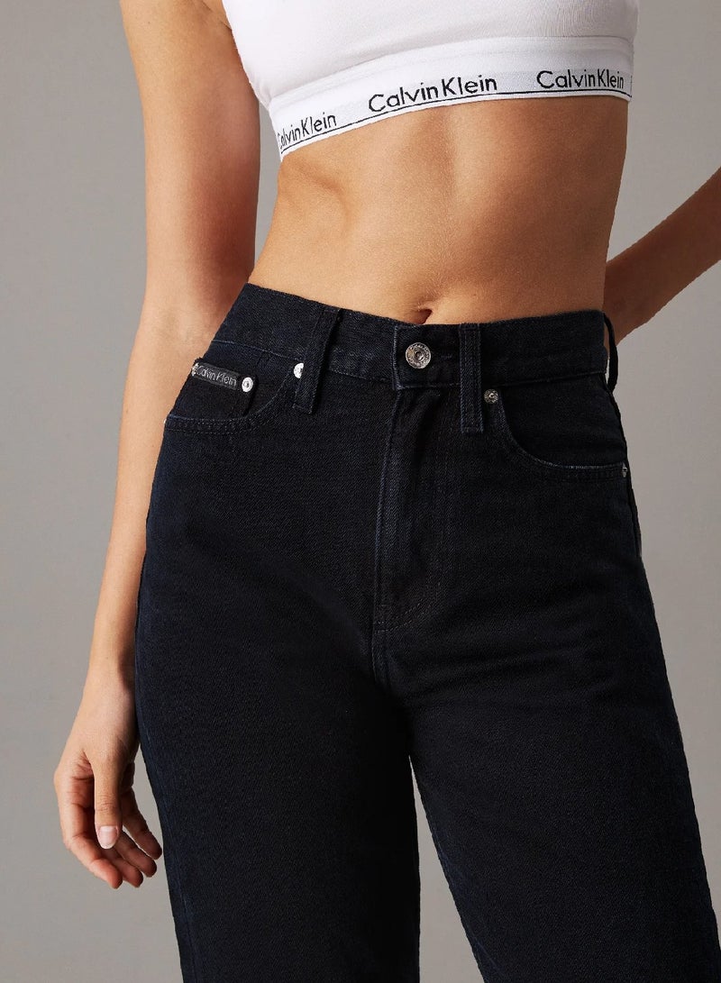 Calvin Klein Jeans High Rise Straight Jeans - Image 3