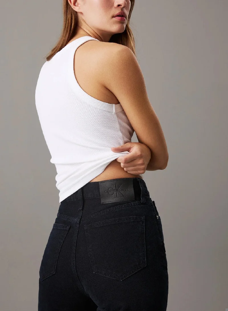 Calvin Klein Jeans High Rise Straight Jeans