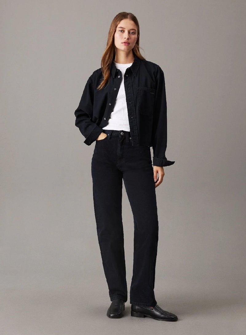 Calvin Klein Jeans High Rise Straight Jeans - Image 5