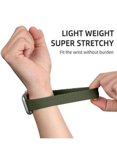 Lerobo 2 Pack Stretchy Braided Bands Compatible for Apple Watch Band 38mm 40mm 41mm for Men Women,Elastic Solo Loop Strap Sport Strap Wristband for Apple Watch iWatch Bands Series 8/7/6/5/4/3/2/1/SE  - Image 3
