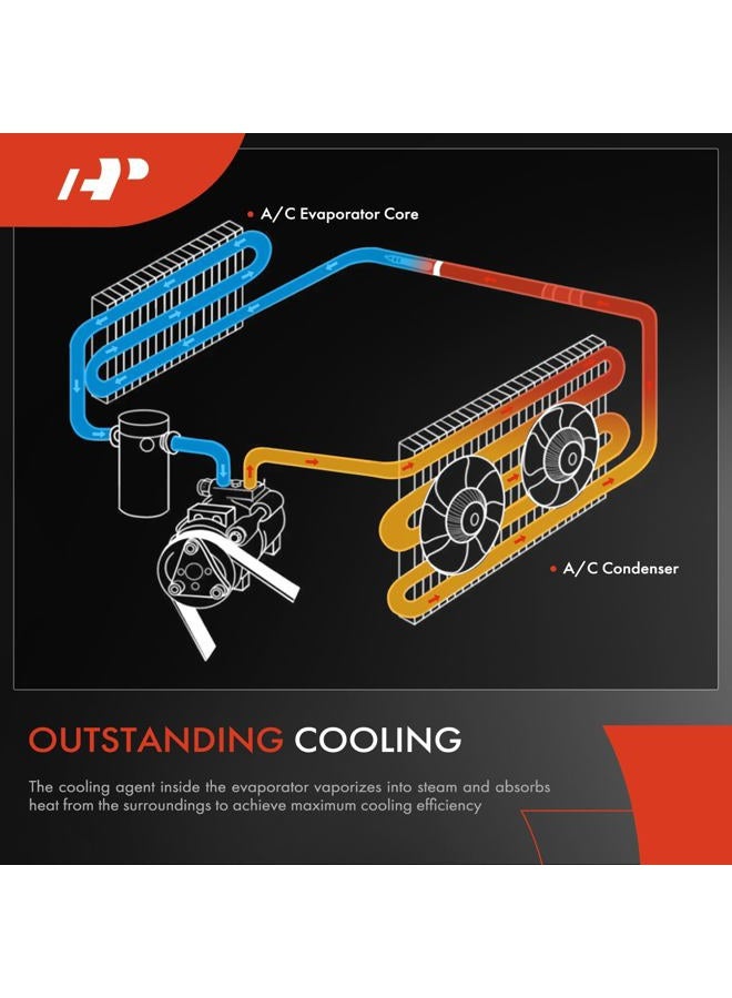 A-Premium استبدال نواة المبخر A/C لسيارة تويوتا RAV4 1996-2000 أمامي - Image 2
