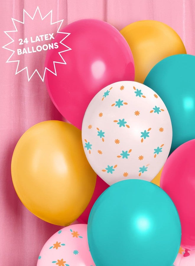 xo, Fetti Party Decorations Italian Summer Latex Balloons - 25 pk, 12" | Bachelorette Decorations, Toast on the Coast Theme Birthday Party, Italy Greece Bridal Engagement Decor, Coquette Cute Supplies - Image 3