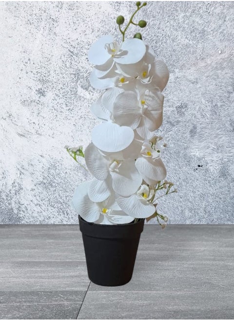 Artificial tree planted in a green pot, 40 cm