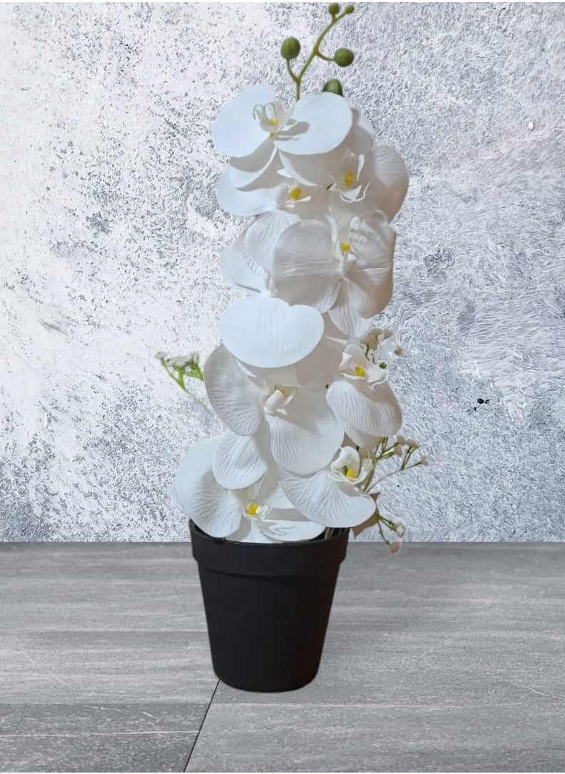AL KHALDIYA Artificial tree planted in a green pot, 40 cm  - Image 1