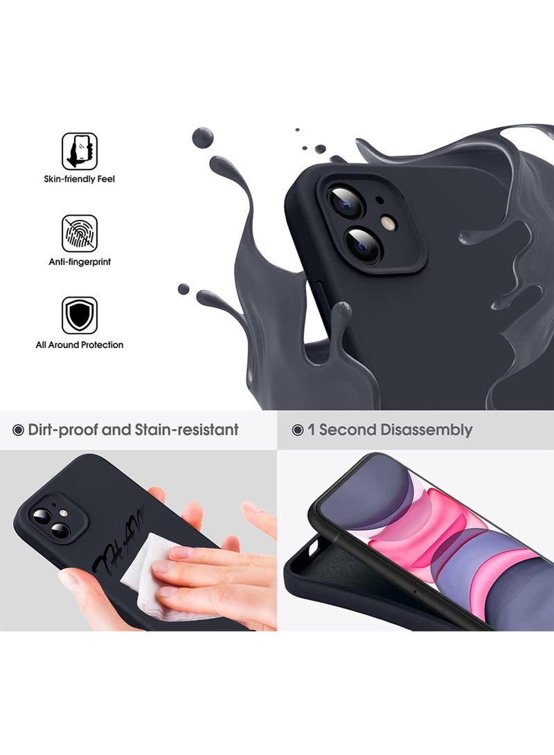 WRISTWISE Case Cover for iPhone 11 - [Camera All-Round Protection] [Soft Microfiber Lining Anti-Scratch] Shockproof Phone Case Cover, Black - Image 3