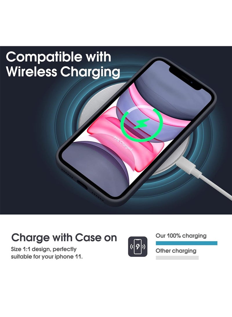 WRISTWISE Case Cover for iPhone 11 - [Camera All-Round Protection] [Soft Microfiber Lining Anti-Scratch] Shockproof Phone Case Cover, Black - Image 5