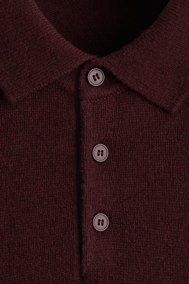H&M  Regular Fit Wool polo shirt for Men | Best Price UAE