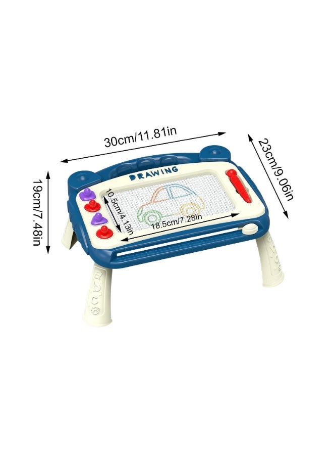 Kids Magnetic Drawing Board with Detachable Legs, Erasable Colorful Drawing Tablet for 2-6 Year Olds - Image 1