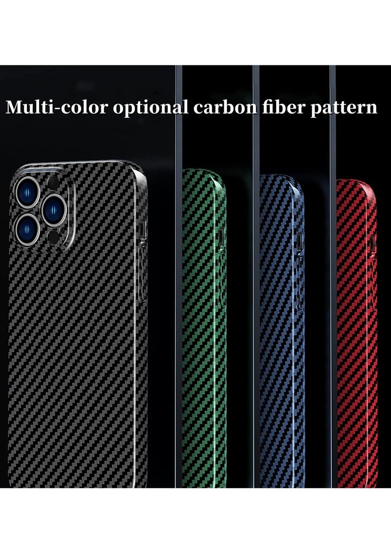 ELTRAZONE Personality Handsome Light Thin Carbon Fiber Pattern PC Phone case Compatible with iPhone 15 Pro Unique Comfortable Cool Shockproof Back Cover - Image 5