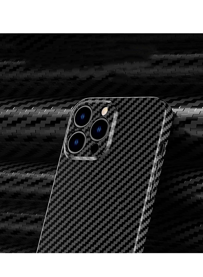ELTRAZONE Personality Handsome Light Thin Carbon Fiber Pattern PC Phone case Compatible with iPhone 15 Pro Unique Comfortable Cool Shockproof Back Cover - Image 4