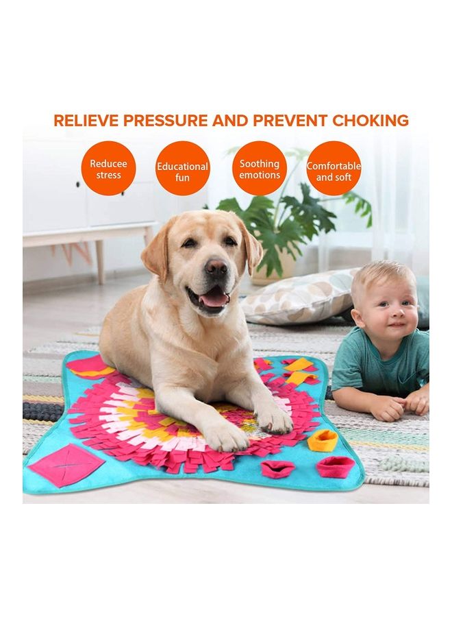 NIBEMINENT Pet Snuffle Feeding Mat Multicolour 70 x 70cm - Image 5