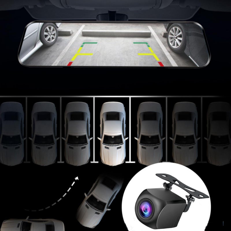 Epronic 4 Pin Backup Camera for Mirror Dash Cam AHD1080P, 4 Pin to 2.5mm Jack Vehicle Backup Camera Dash Cam Front/Rear View Camera 19.68ft Extension Cable - Image 5