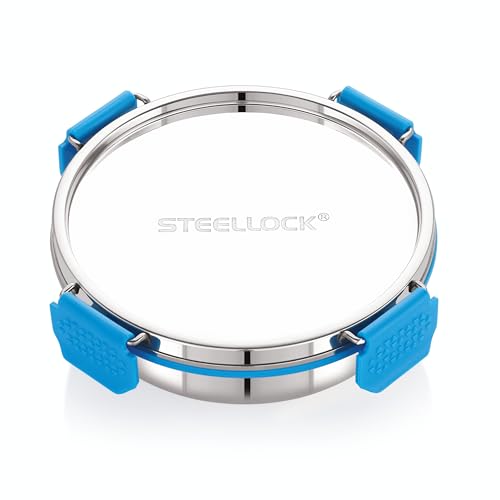 STEELLOCK PRO Stainless Steel Container/Dabba/Lunch Box with Steel Lid Airtight for Food Storage, Easy to Carry, Leak Proof and Stackable (SLP-140/450 ML). - Image 1