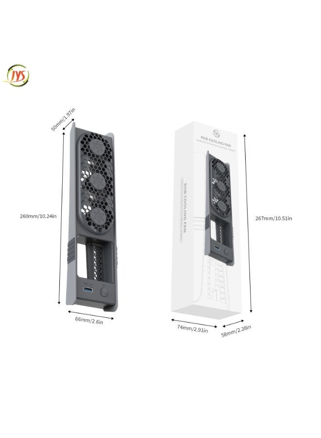 JYS *Console fans compatible with the PS5 Slim and PS5 Pro: Designed specifically for the PS5 Slim and PS5 Pro (both Digital and Standard editions), with easy installation. - Image 2