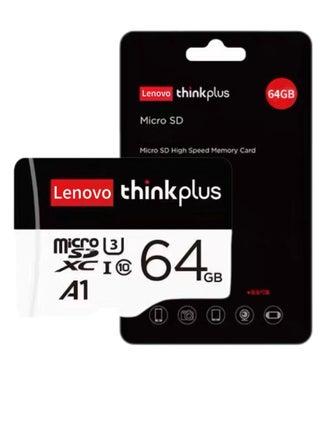 بطاقة micro SD عالية السرعة بسعة 64 جيجابايت باللون الرمادي الداكن، فئة أداء A1، سرعة قراءة 100 ميجابايت/ثانية، بطاقة ذاكرة عالمية للهواتف والكاميرات وأجهزة المراقبة - view 4
