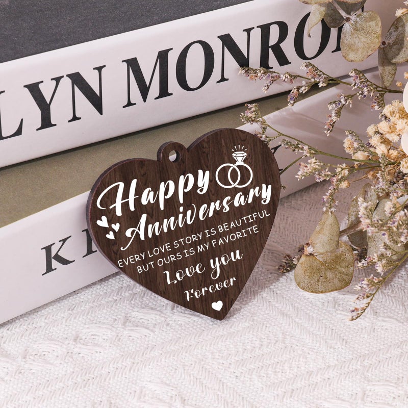 Boiveco Happy Anniversary Picture Frame Gifts for Men Women  Anniversary Wedding Gift for Couple Wife Husband  Engagement Anniversary Frame Gifts for Her Him Boyfriend Girlfriend Gifts - Image 2