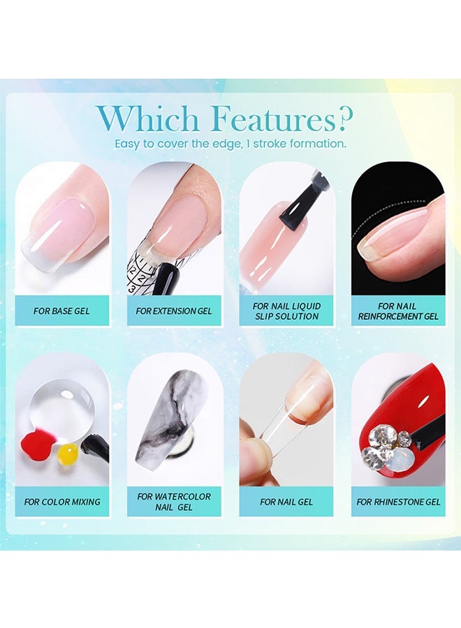 Born Pretty 8 In 1 Nail Glue Gel 10ml, Multiple Functions Super Strong Nail Extension Glue Soak Off UV&LED Cured, High Gloss Long Lasting Easy to Use Nail Repair Treatment - Image 4