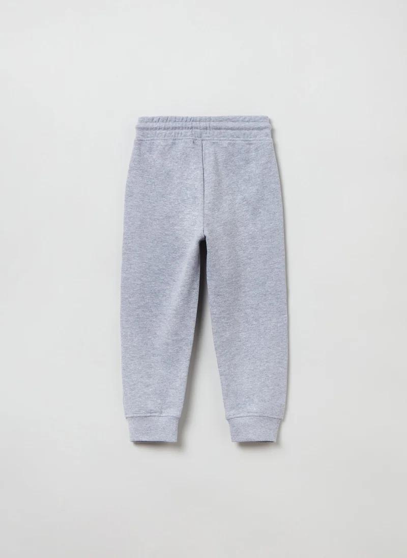 او في اس OVS Plush Joggers With Drawstring