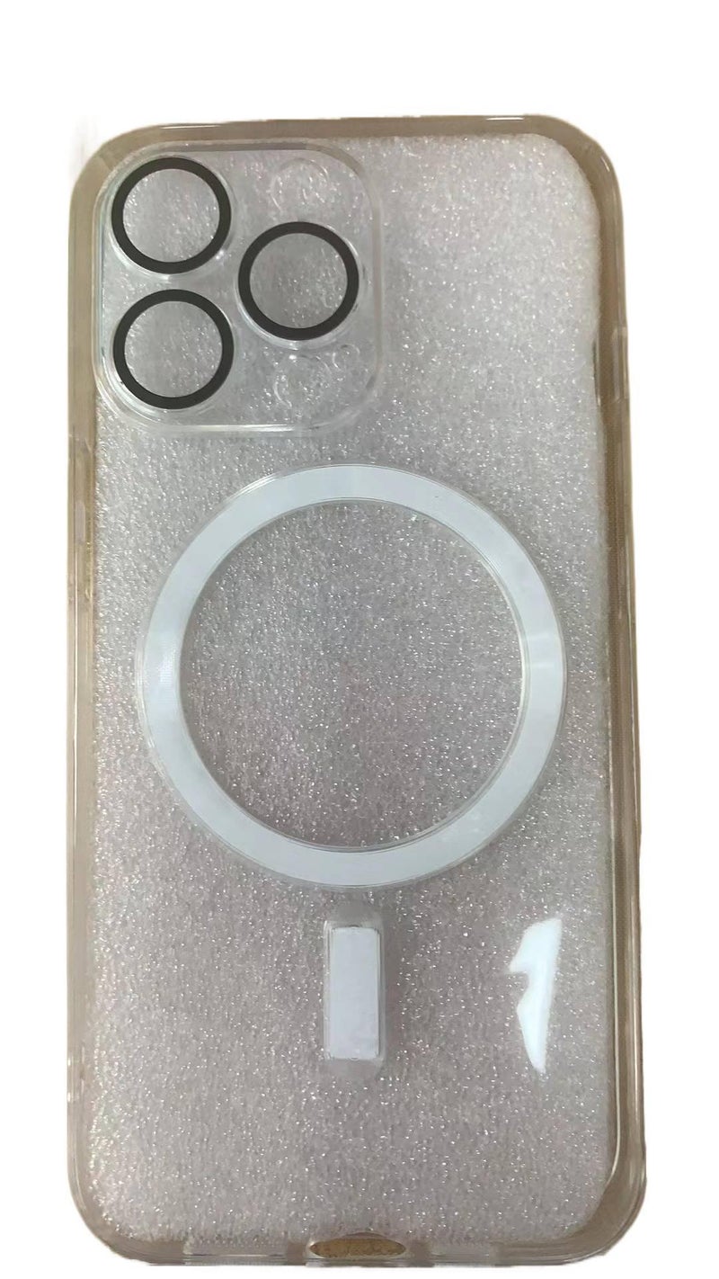 غطاء MagSafe بTPU لـ iPhone 11 مع مقاوم للصدمات وحماية من السقوط مع مقاوم للصدمات مع مغناطيس قوي مع تغطية كاملة باللون شفاف مغناطيسي من مادة TPU - Image 1