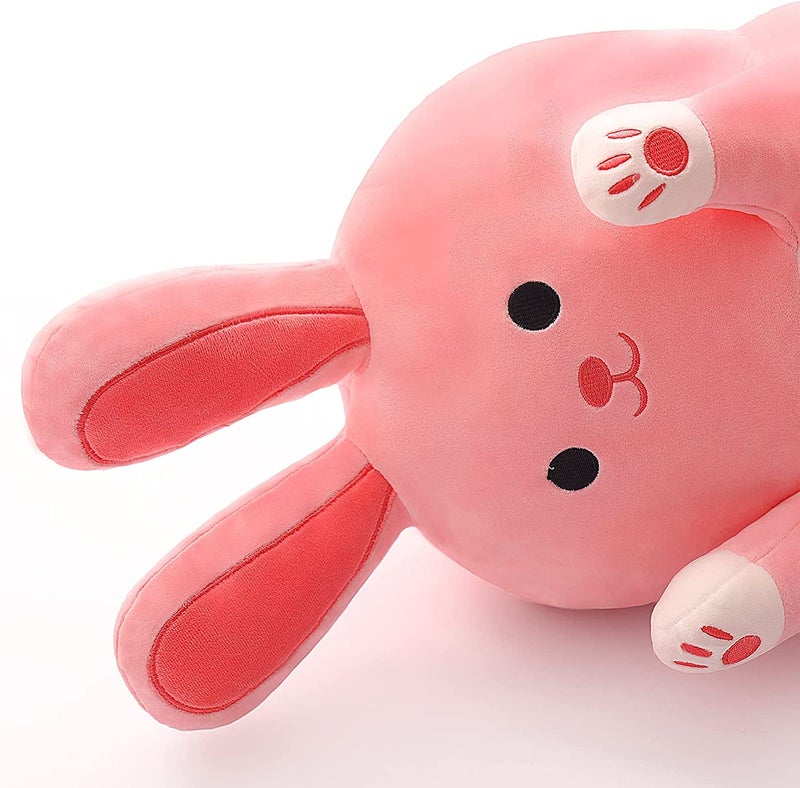 TechMax Solution Huggable Bunny Plush, Long Throw Pillow, Sleeping Hugging Pillows, Giant Cony Body Pillow, Beloved Gifts at Christmas or Birthday - Image 2