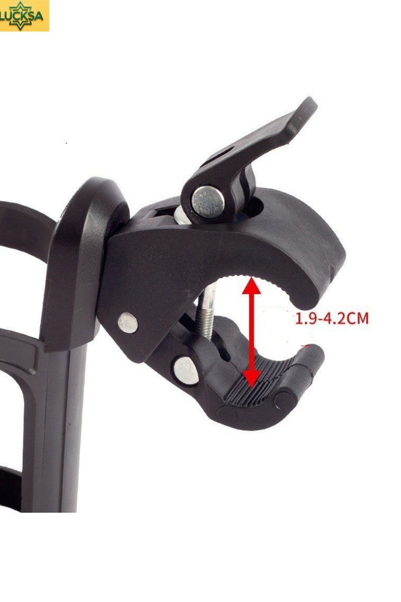 لوكسا حامل أكواب لعربية الأطفال مع حامل موبايل للدراجات والدراجات النارية وعربيات الأطفال. - Image 4