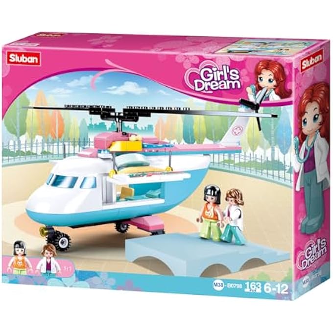 GIRLS DREAM -HELICOPTER(163PCS) - Image 1