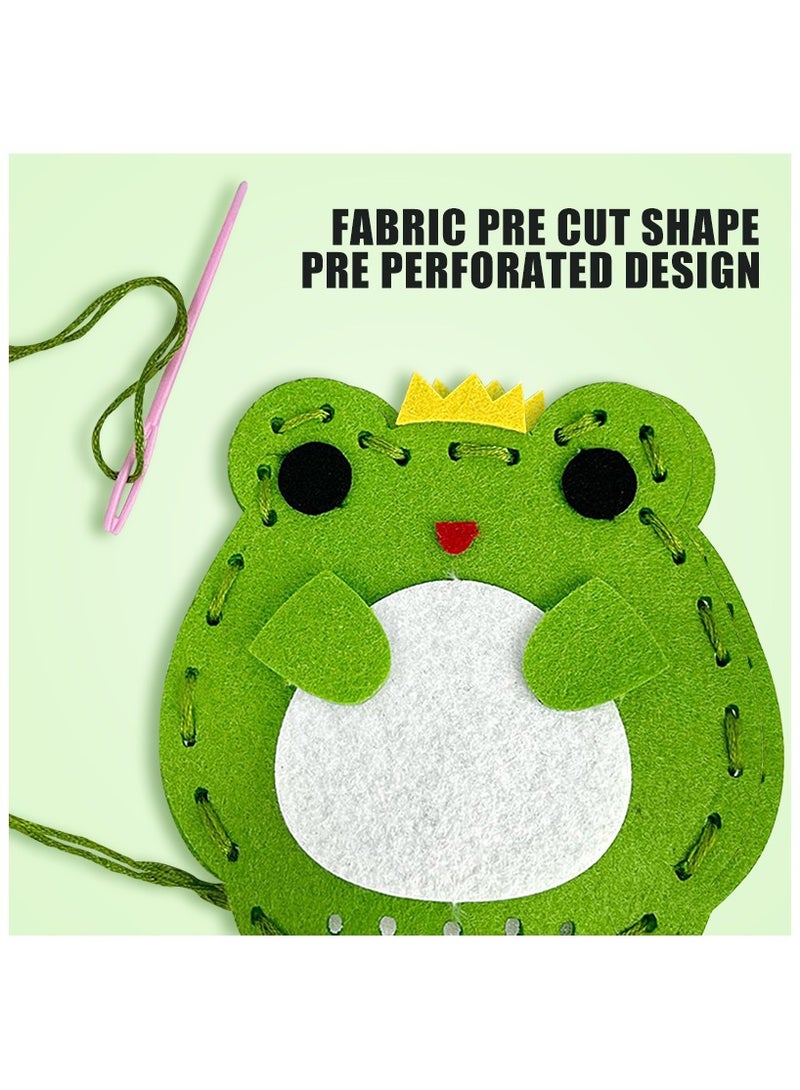 طقم مواد خياطة دمى الأطفال فرحة افعلها بنفسك غير منسوجة يدوية روضة أطفال لغز لعبة تعليمية مبكرة - Image 4