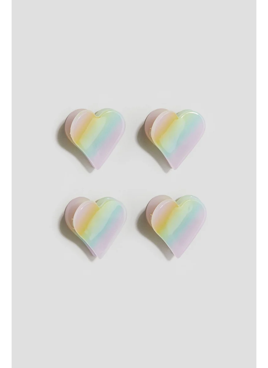 اتش اند ام 4-Pack Heart-Shaped Hair Claws
