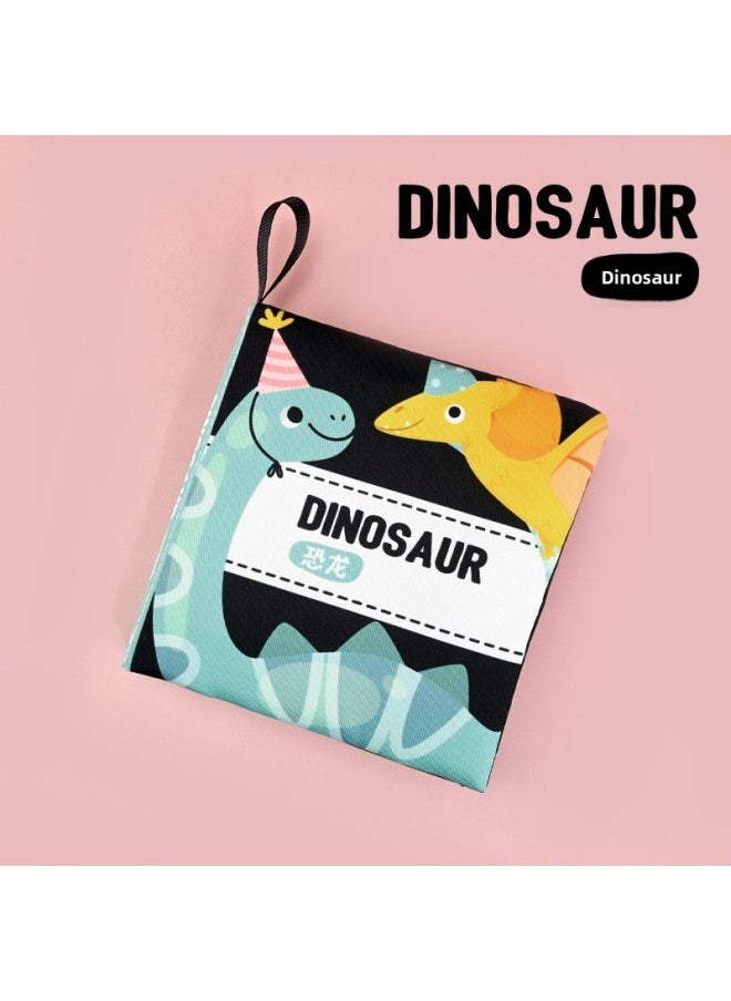 Products Listed Black And White Cognitive Cloth Baby Can't Tear Bite Books Baby Enlightenment Early Education Toys-Color:Dinosaur ]  - Image 1
