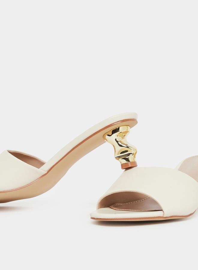 Raid Athena Feature Heel Mules - Image 4