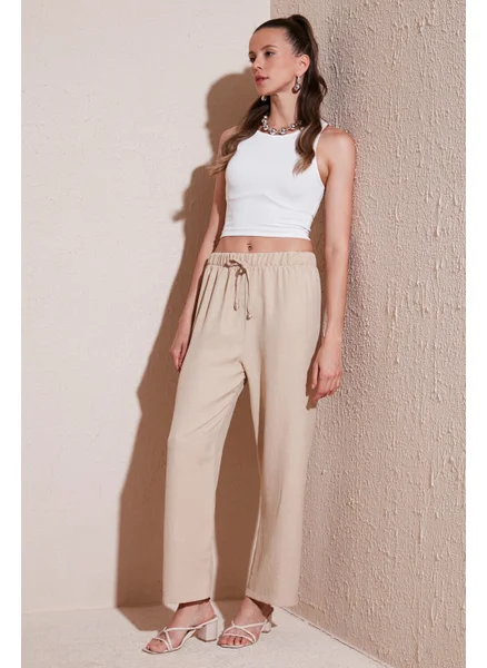 ليلا Relaxed Fit Wide Leg Pants Women's Trousers 5865826