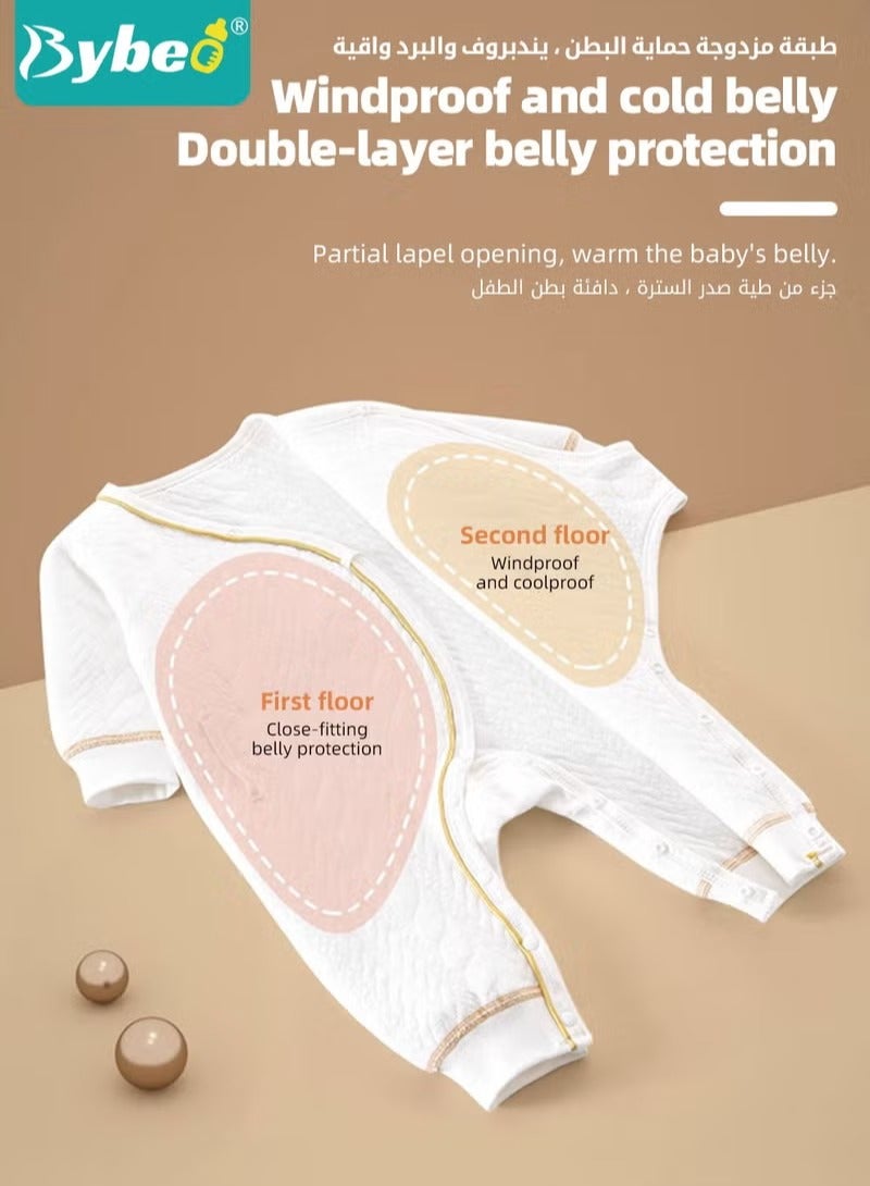 Bybeo 18PCS Newborn Baby Gift Set Newborn Layette Gift Set for Boys and Girls Babies Essential Clothes Accessories with Baby Blanket 100% Premium Cotton for Spring Summer Autumn Winter Four Seasons - Image 5