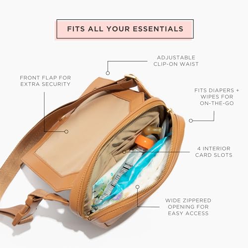 Freshly Picked Classic Park Pack, Fanny Packs for Women, Wear as a Waist Bag or Crossbody (Birch) - Image 5