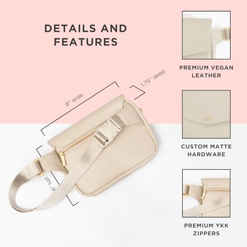 Freshly Picked Classic Park Pack, Fanny Packs for Women, Wear as a Waist Bag or Crossbody (Birch) - Image 3