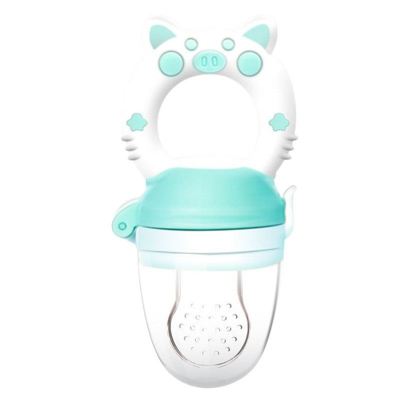 Piglet Bite Bite Bite Baby Fruit And Vegetable Bite Baby Fruit Food Bite Bag Food Supplemental Grinding Stick Teeth Soothing Gum - Image 1