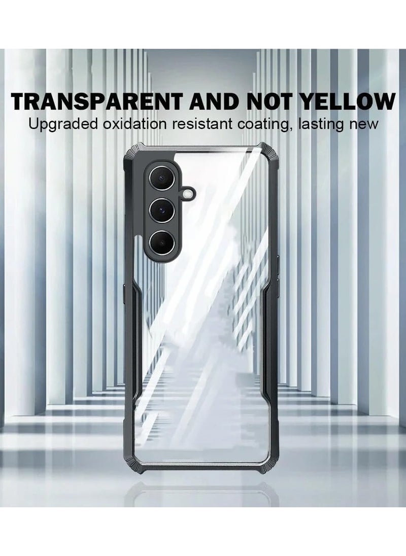 General Case Compatible with Galaxy A55 5G [Droproof] [Sweat-Proof] [Fingerprint-Proof] Shockproof TPU+PC Clear Protective Phone Case Fits Galaxy A55  - Image 4
