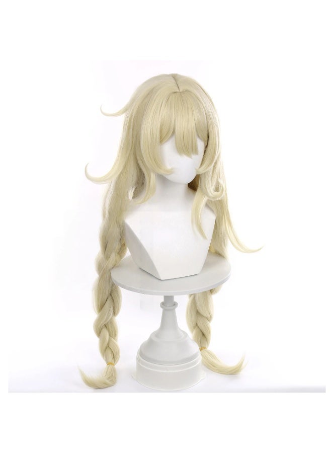 عام جينشين تأثير أليس شعر مستعار تأثيري فروة الرأس أعلى الذرة اللحية شعر مستعار هدية للعائلة والأصدقاء - Image 2