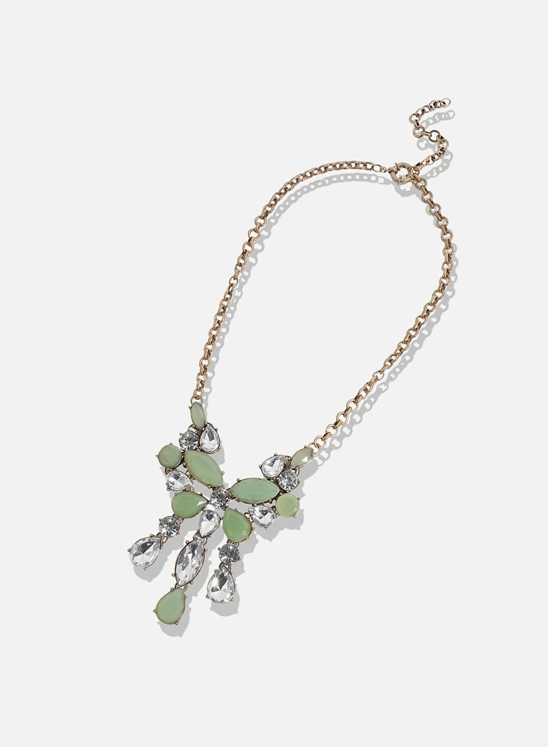 SOHI Designer Statement Stone Artificial Necklace Jewellery