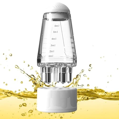 B-BUCKET ETSAP Hair Oil Applicator Comb, Smooth Root Comb Applicator Bottle For Scalp Oil, Anti Hair Loss Lotion Dispenser, Anti-Leak, 6Ml Scale Control, Salon Care, Oily/Greasy Hair - Image 1